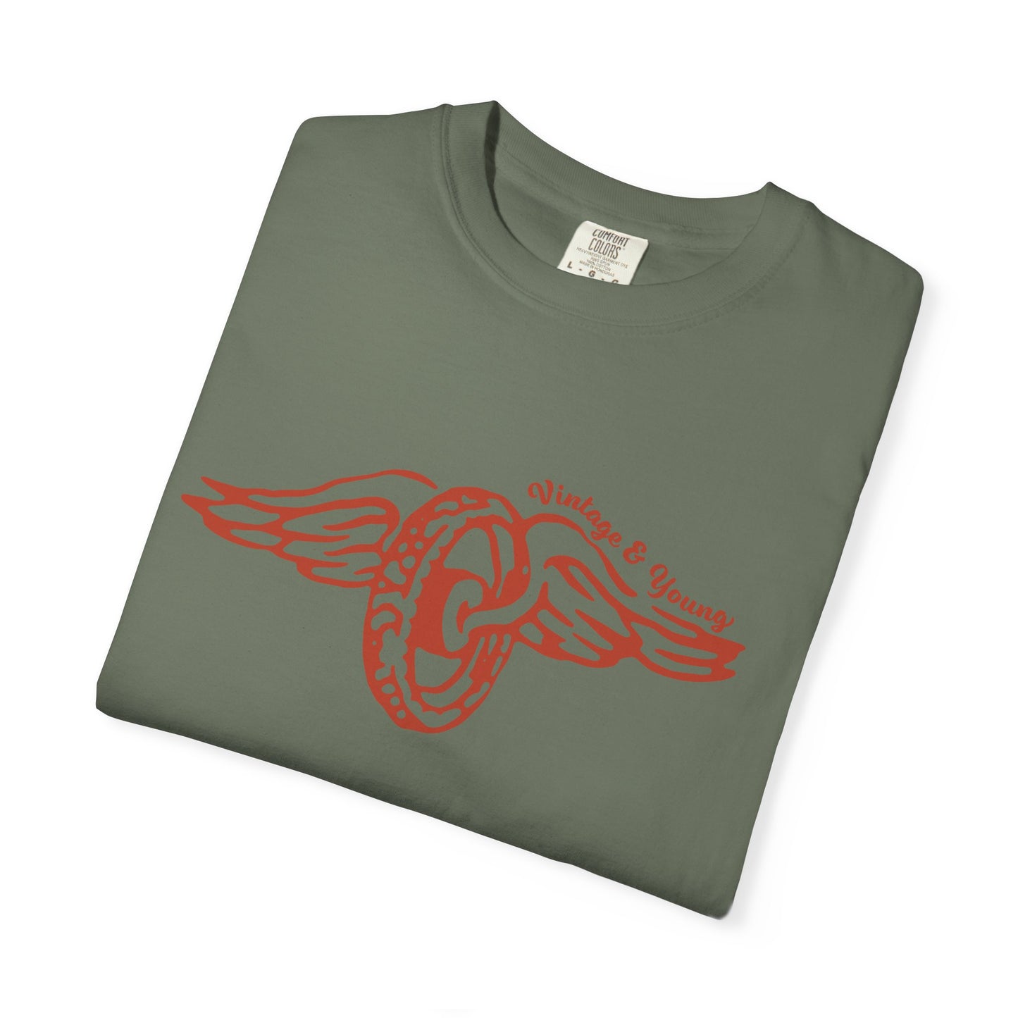 Winged Wheel Premium Vintage Garment-dyed Tee
