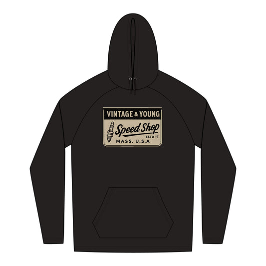 New Era + Vintage & Young Lightweight TriBlend Hoodie Speed Shop