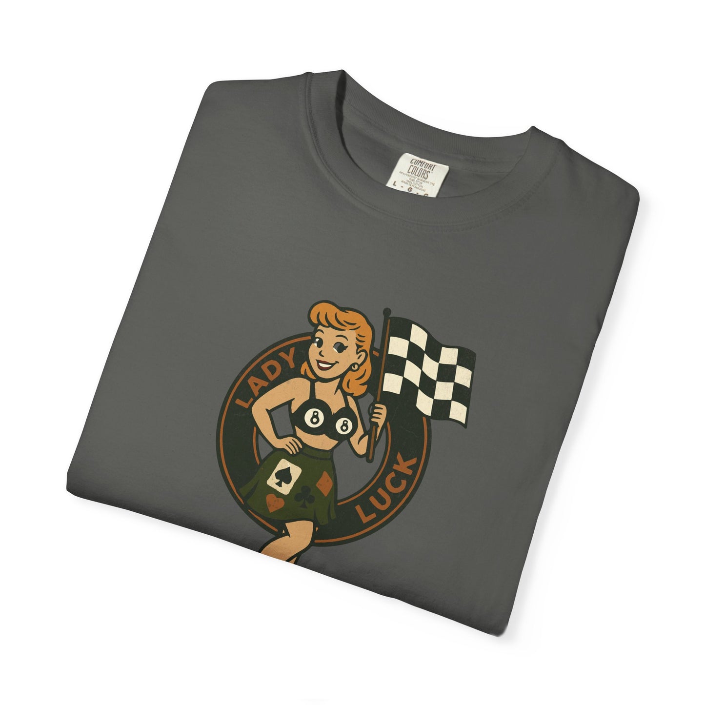Lady Luck Premium Vintage Garment-dyed Tee