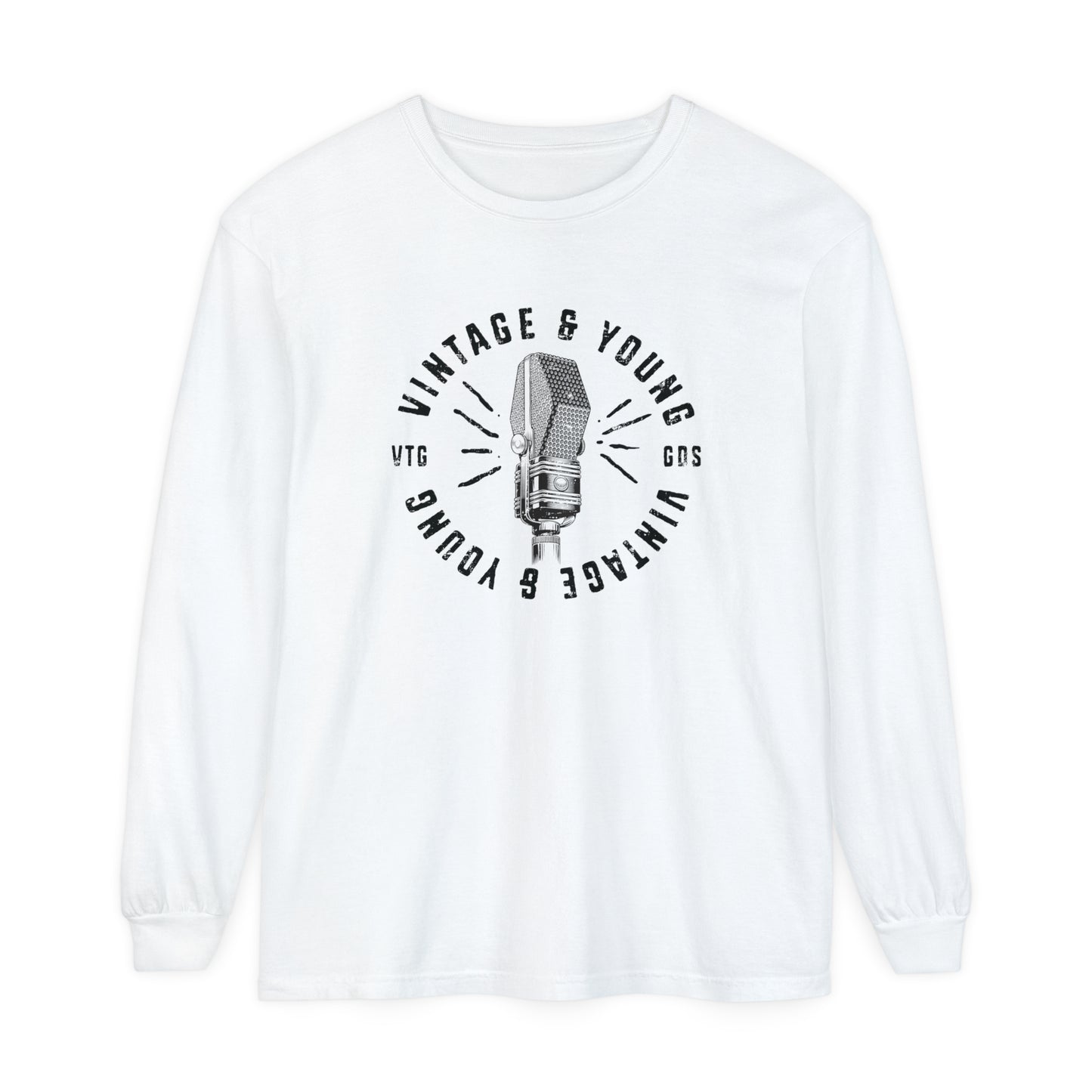 Vintage & Young Classic Microphone Longsleeve