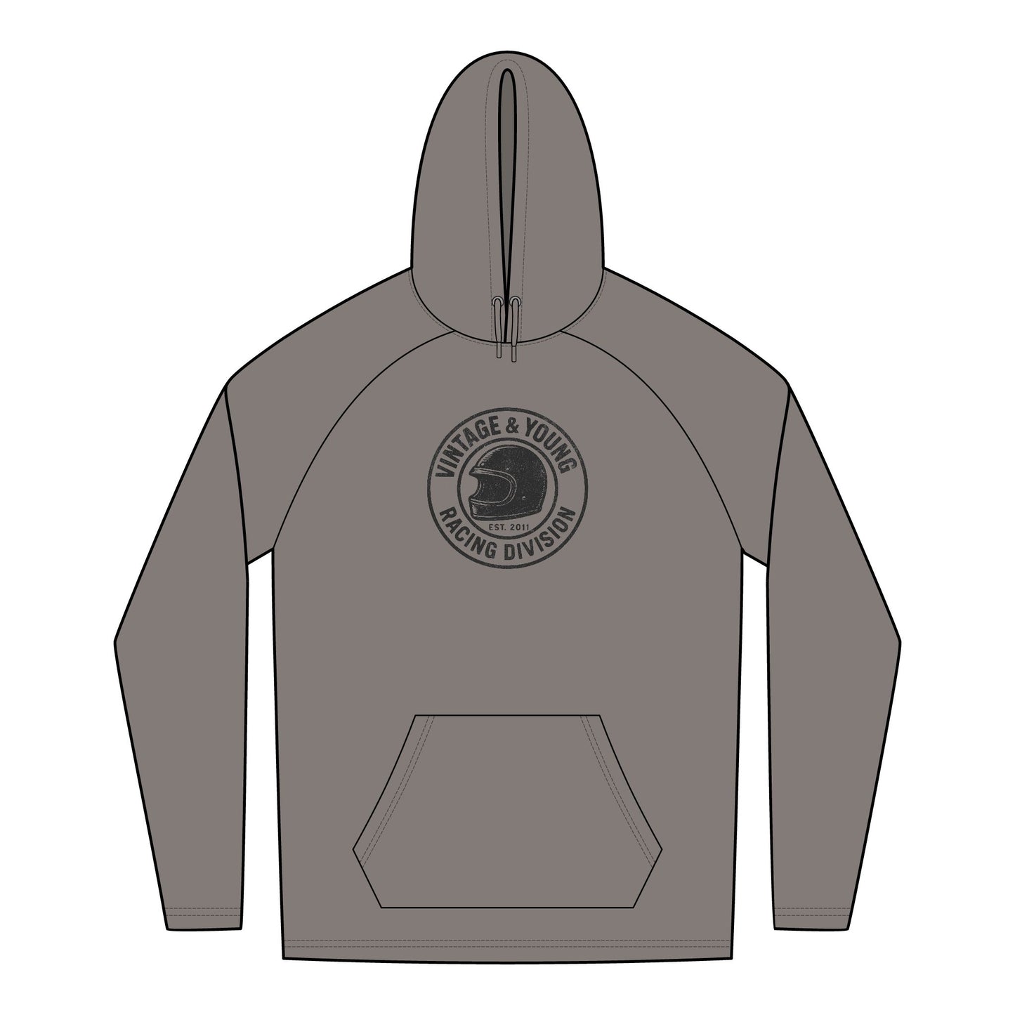 New Era + Vintage & Young Lightweight TriBlend Hoodie Racing Div.
