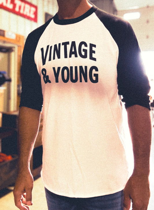 Retro Racing Raglan 3/4 Sleeve Tee