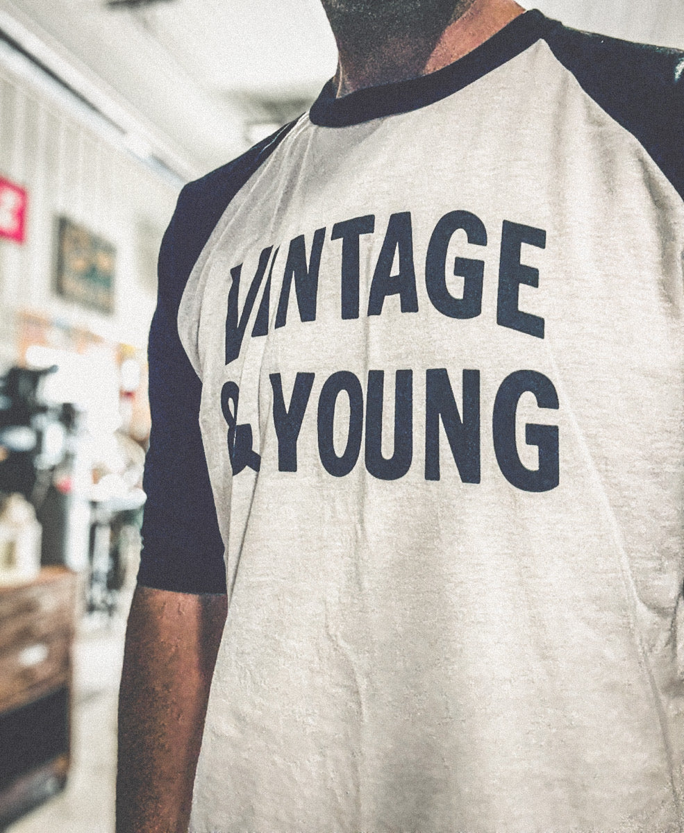 Retro Racing Raglan 3/4 Sleeve Tee