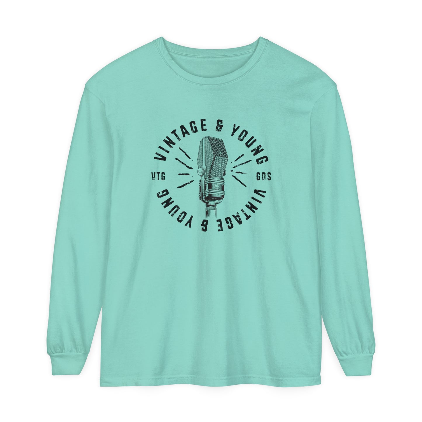 Vintage & Young Classic Microphone Longsleeve