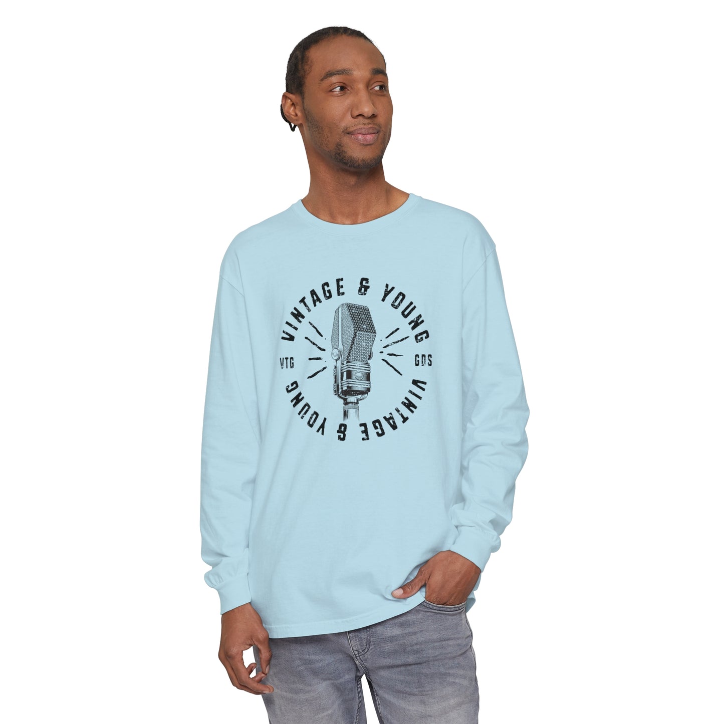 Vintage & Young Classic Microphone Longsleeve