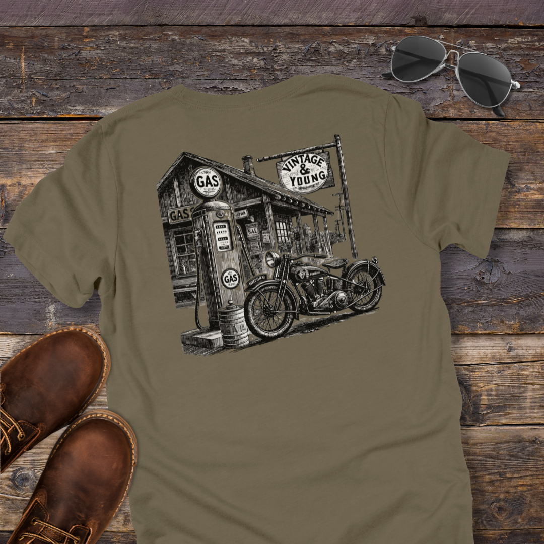 Back Road Station Tee
