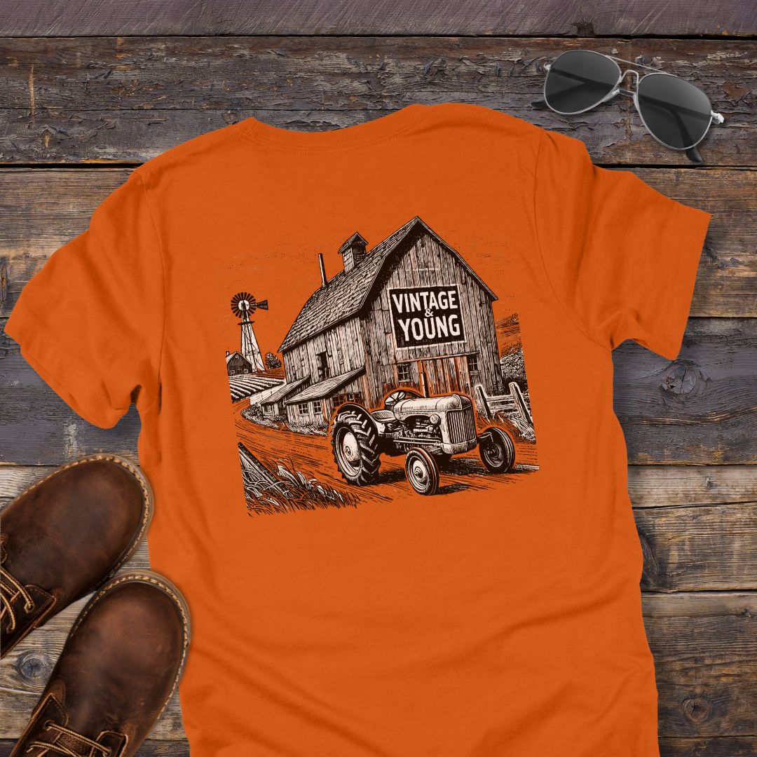 The Back Road Barn Tee (Backprint)