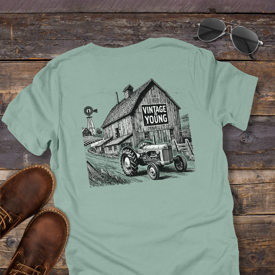 The Back Road Barn Tee (Backprint)