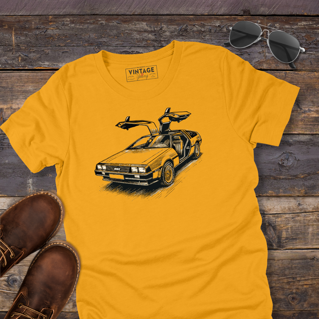 Delorean Sketch Graphic Tee