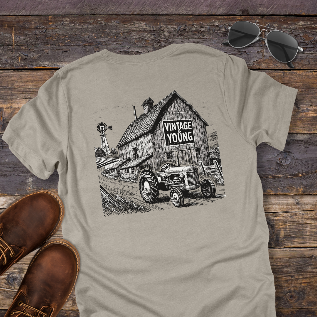 The Back Road Barn Tee (Backprint)
