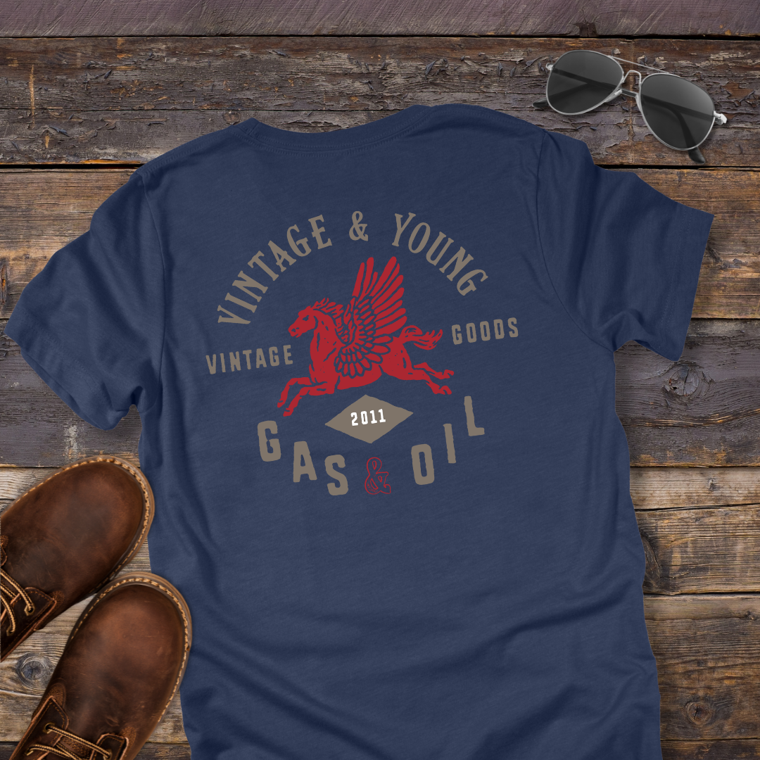Vintage Gas and Oil Tee