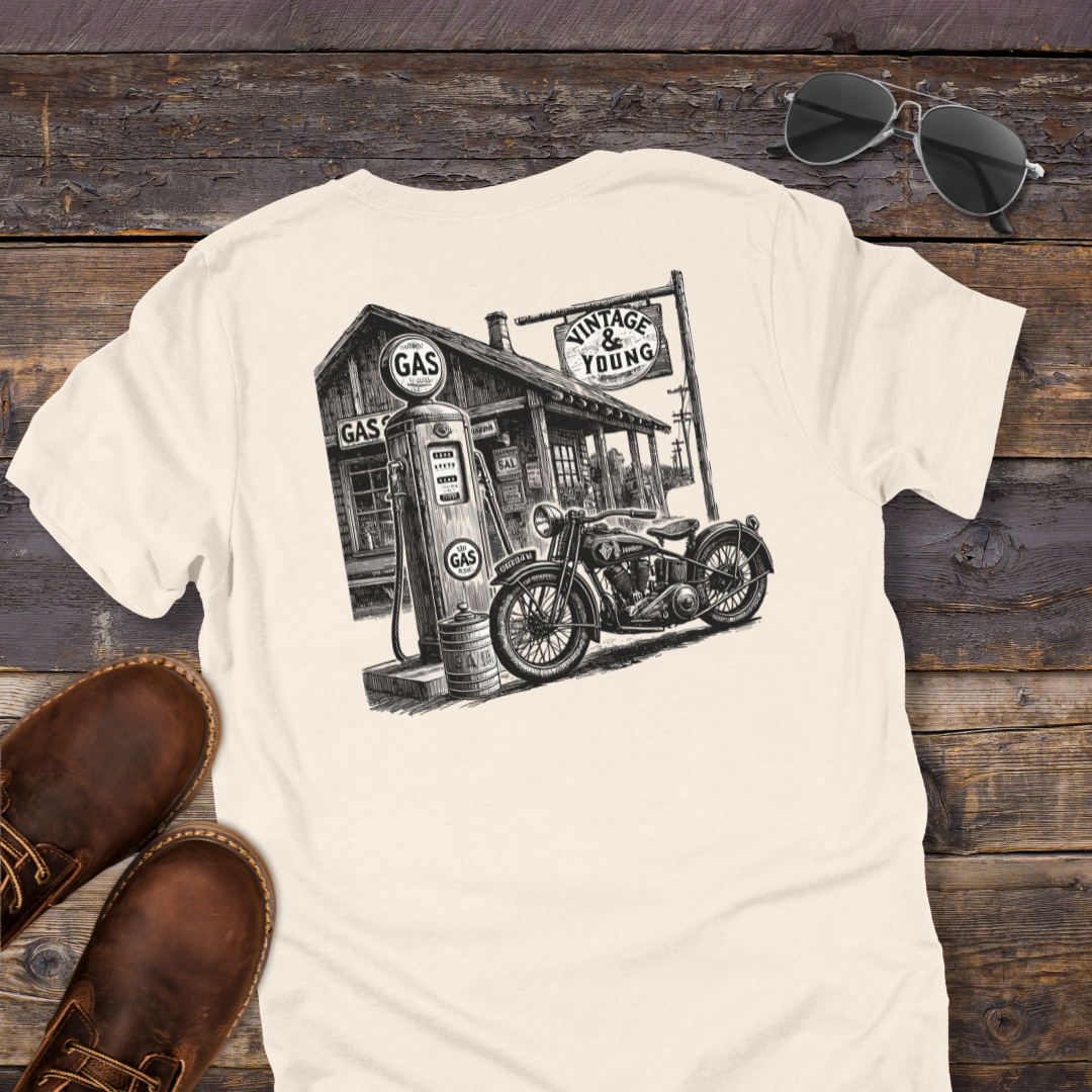 Back Road Station Tee