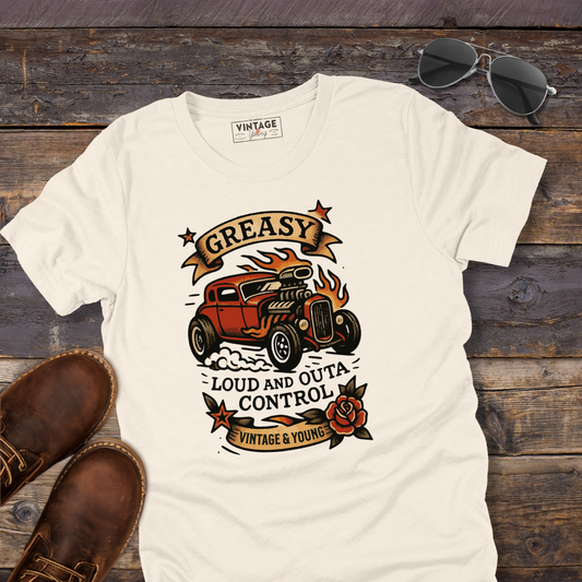 Greasy Rod Tee