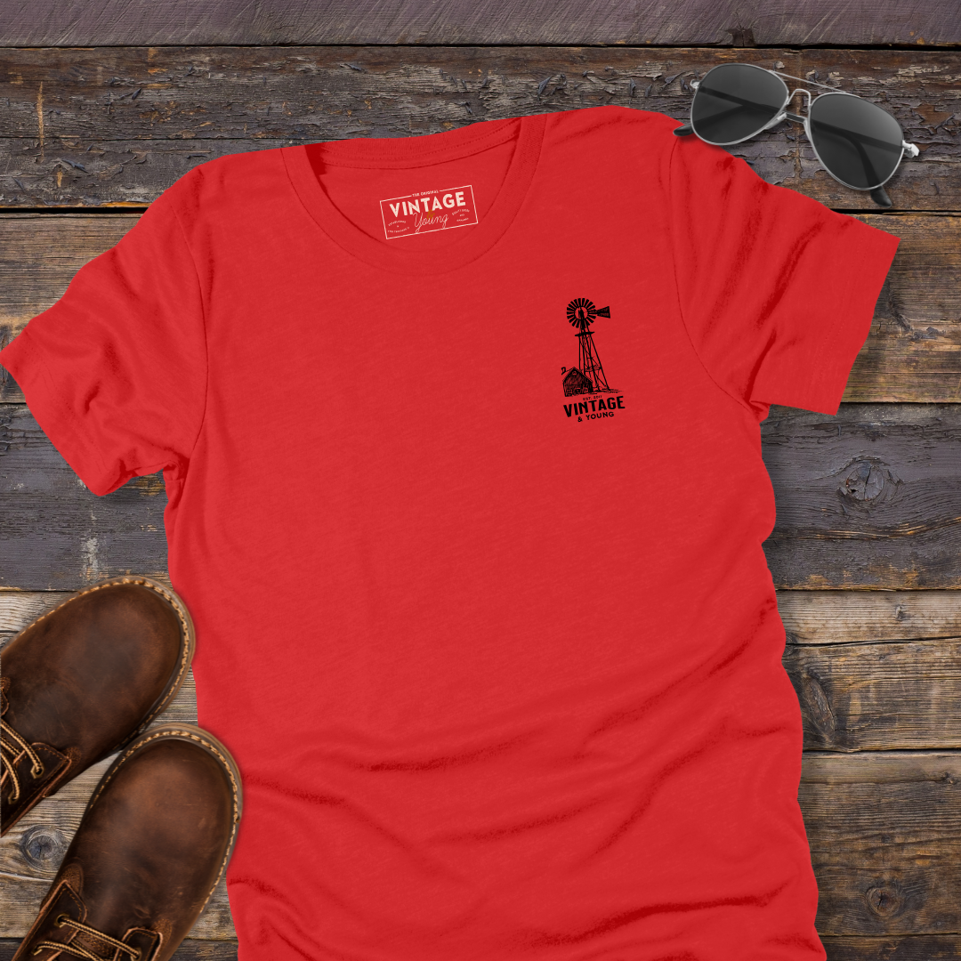 The Back Road Barn Tee (Backprint)
