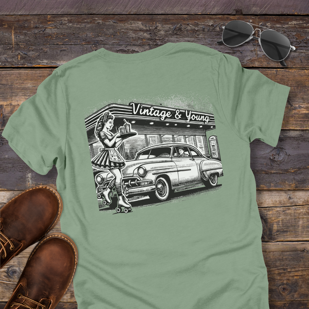 Drive- In Diner Tee (Backprint)