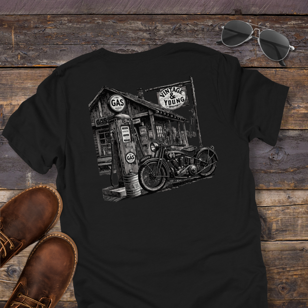 Back Road Station Tee