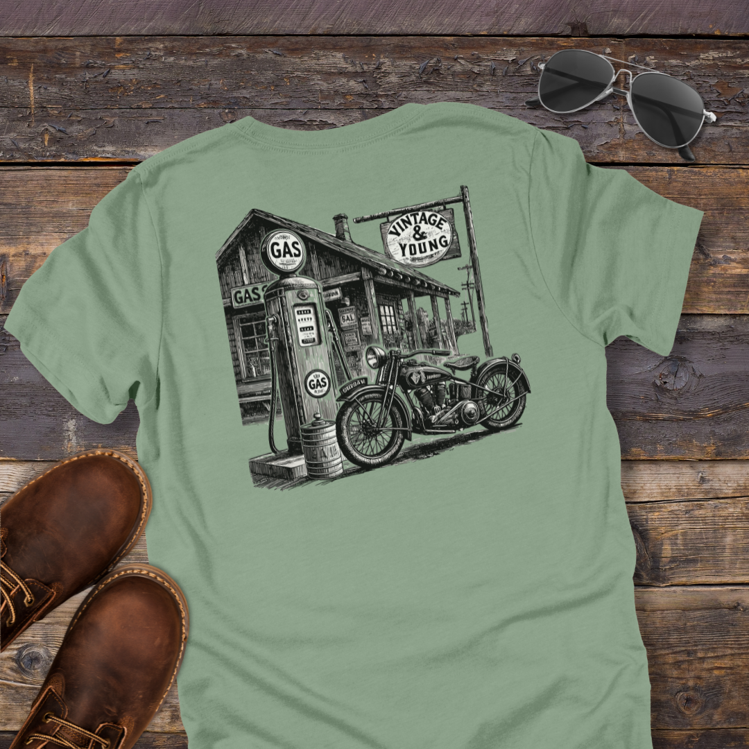 Back Road Station Tee