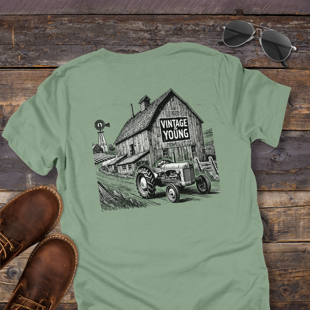 The Back Road Barn Tee (Backprint)