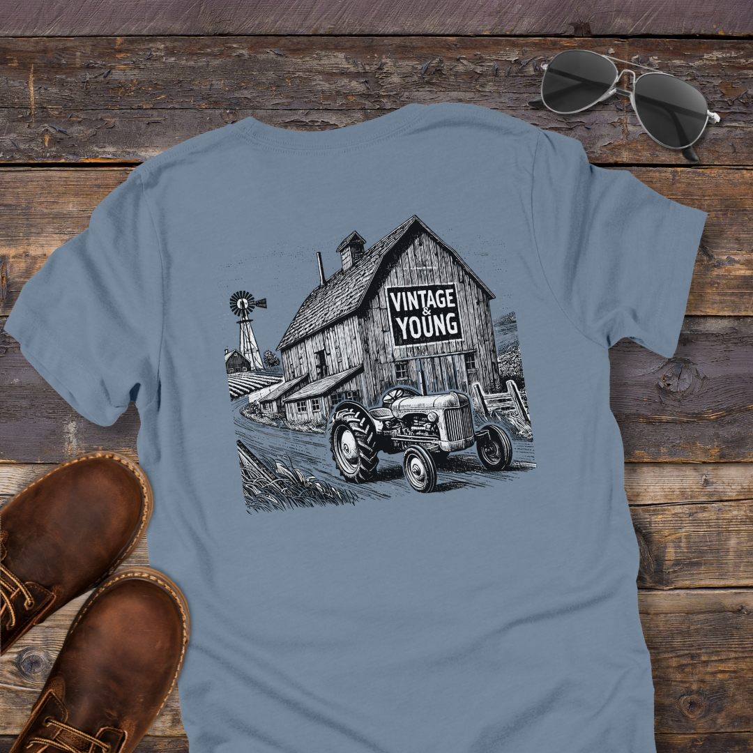 The Back Road Barn Tee (Backprint)