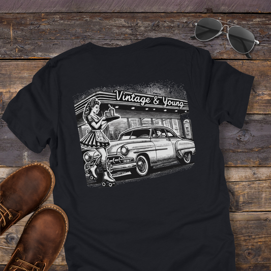 Drive- In Diner Tee (Backprint)