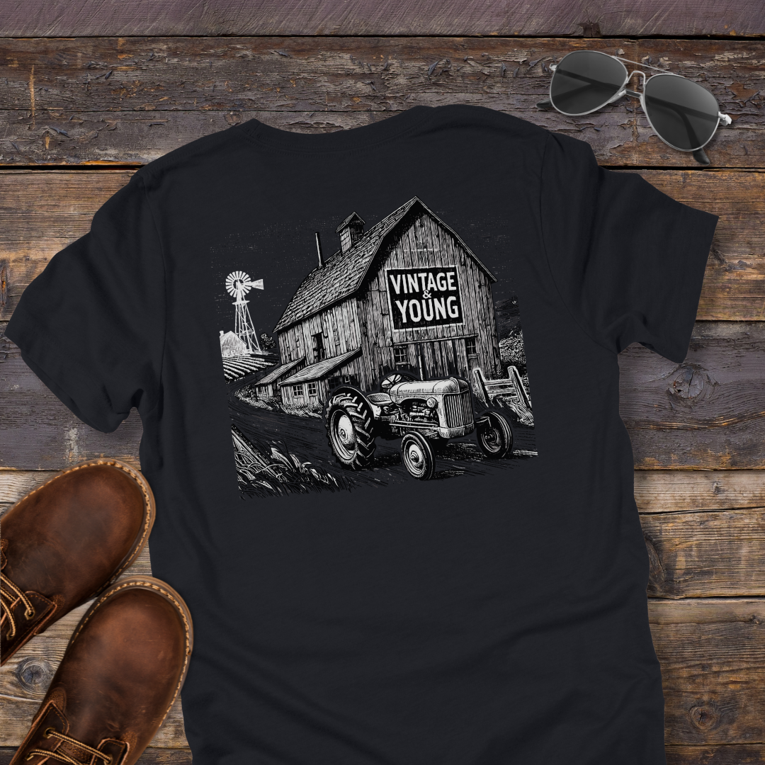 The Back Road Barn Tee (Backprint)