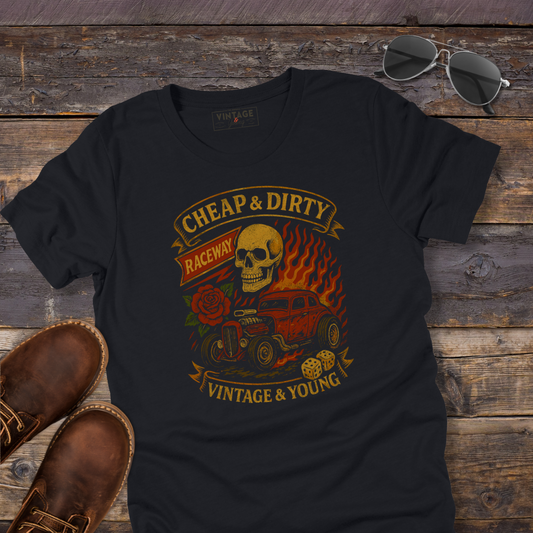 Cheap & Dirty Raceway Tee