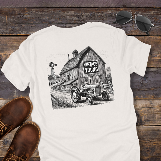 The Back Road Barn Tee (Backprint)