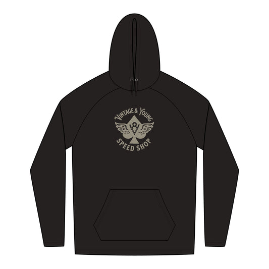 New Era + Vintage & Young Lightweight TriBlend Hoodie V8 Speed Shop
