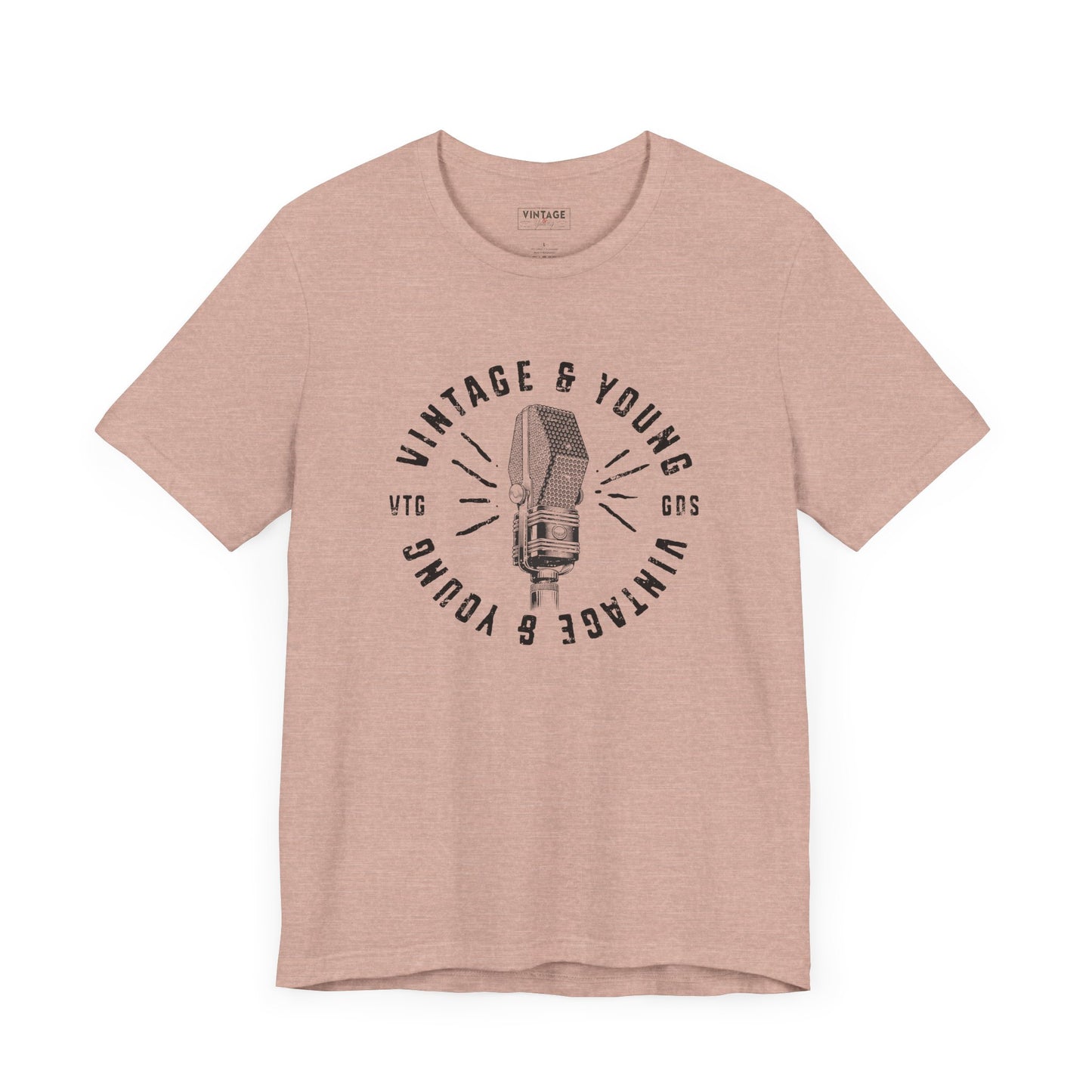 Vintage & Young Classic Microphone Tee