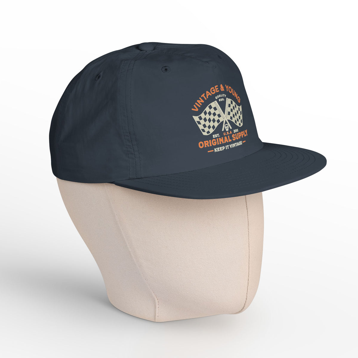 Original Supply Checkered Flag Surf Cap