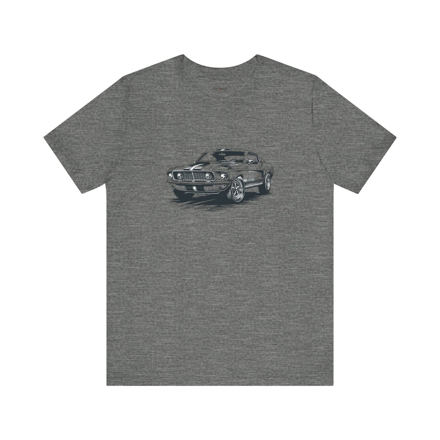 Vintage Mustang Hand-Drawn Style T-Shirt