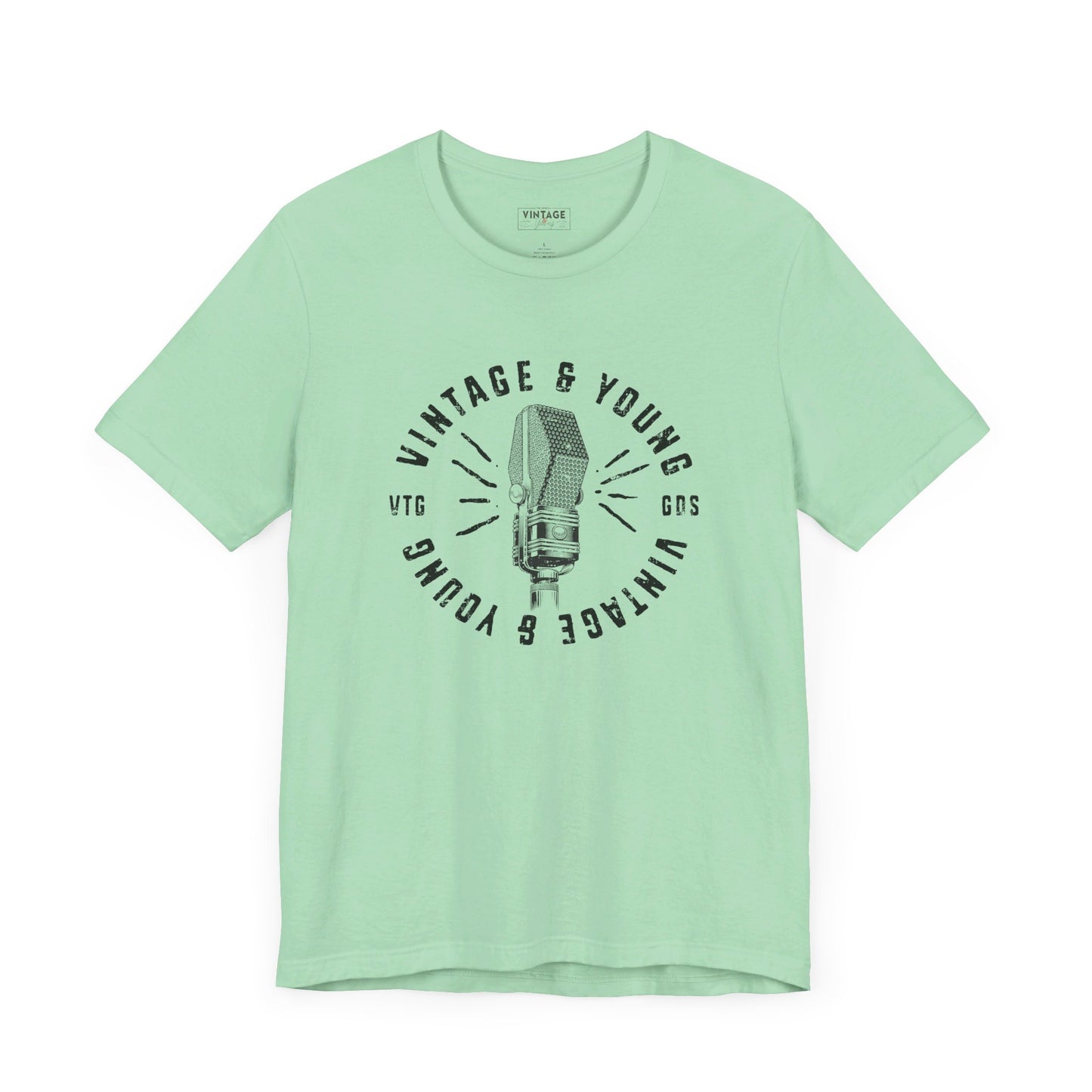 Vintage & Young Classic Microphone Tee