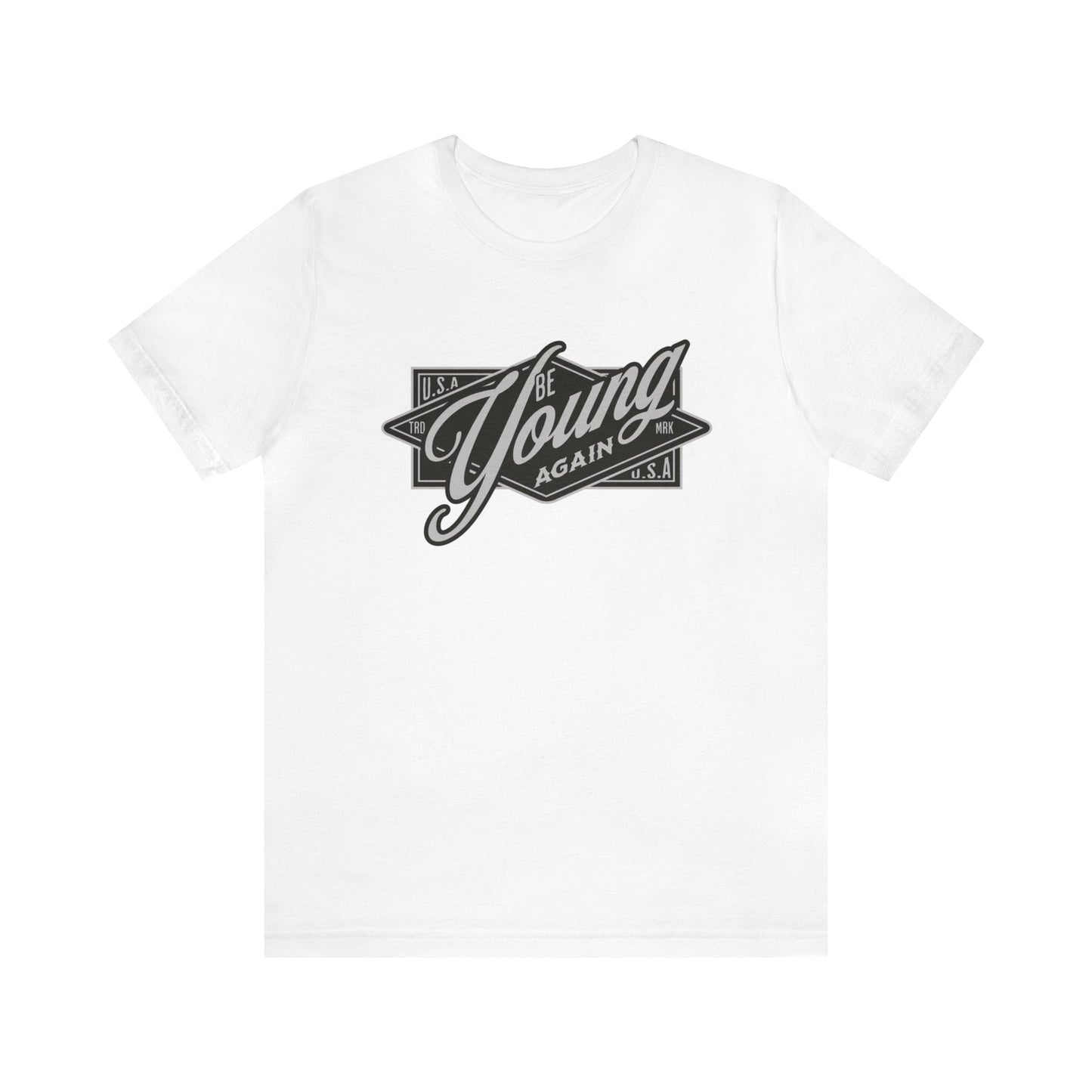 Art Deco 'Be Young Again' Tee