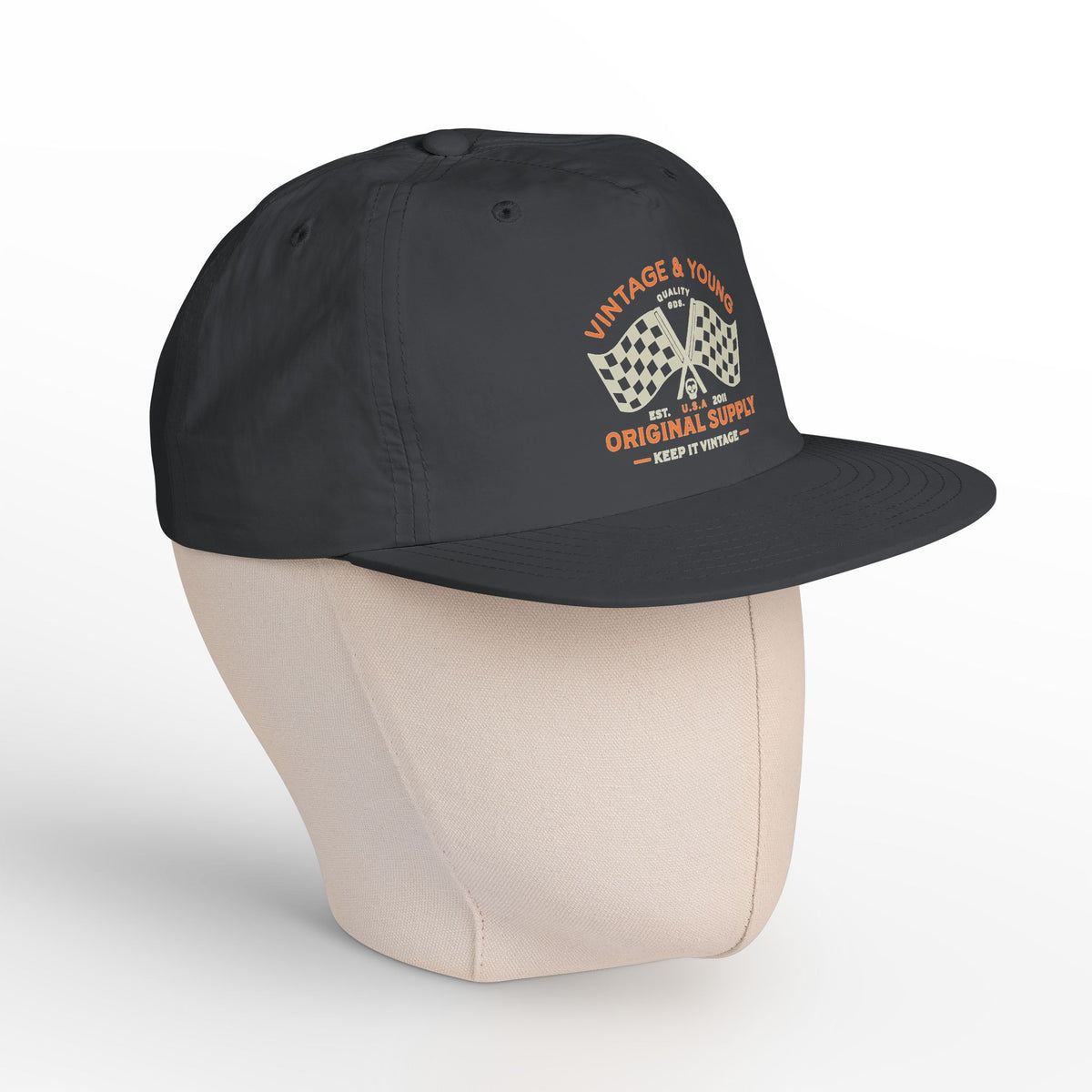 Original Supply Checkered Flag Surf Cap