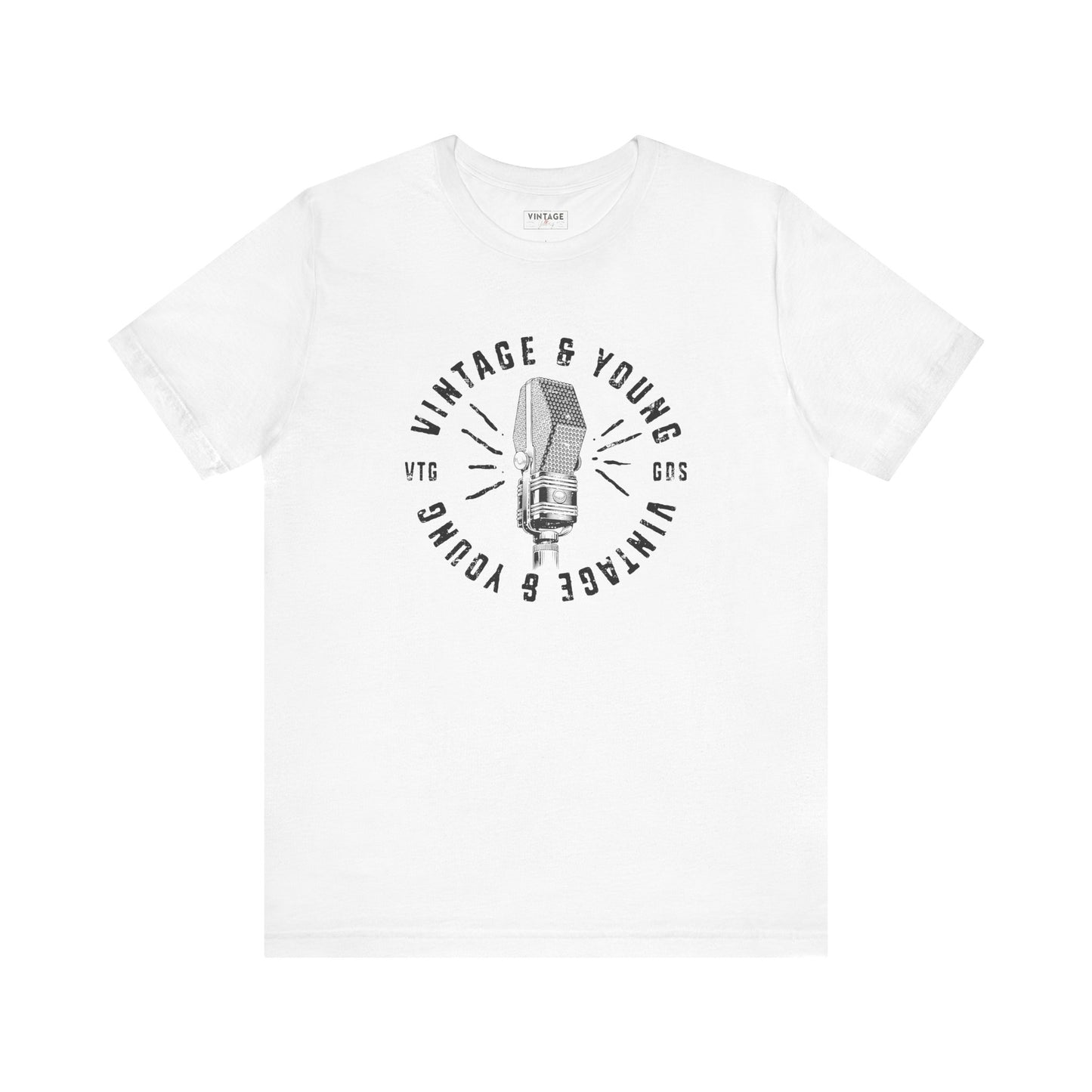 Vintage & Young Classic Microphone Tee