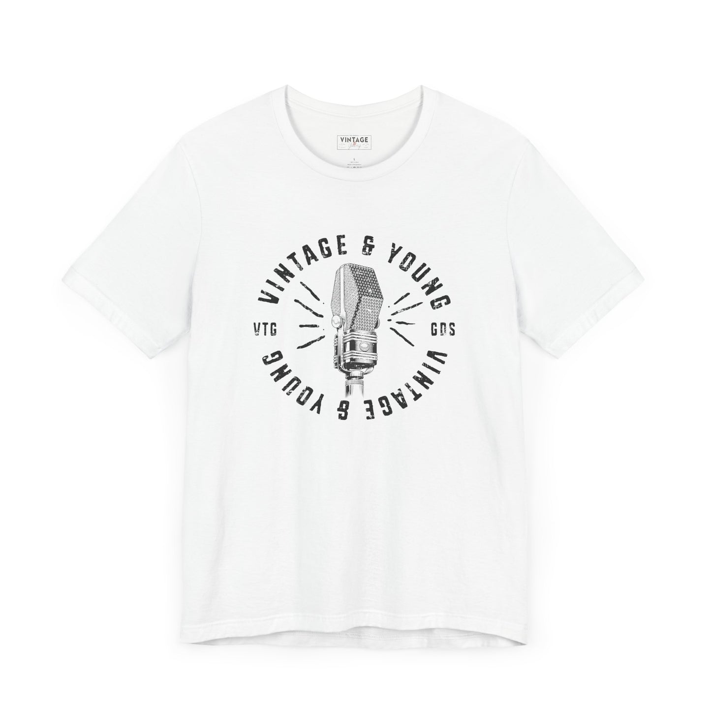 Vintage & Young Classic Microphone Tee