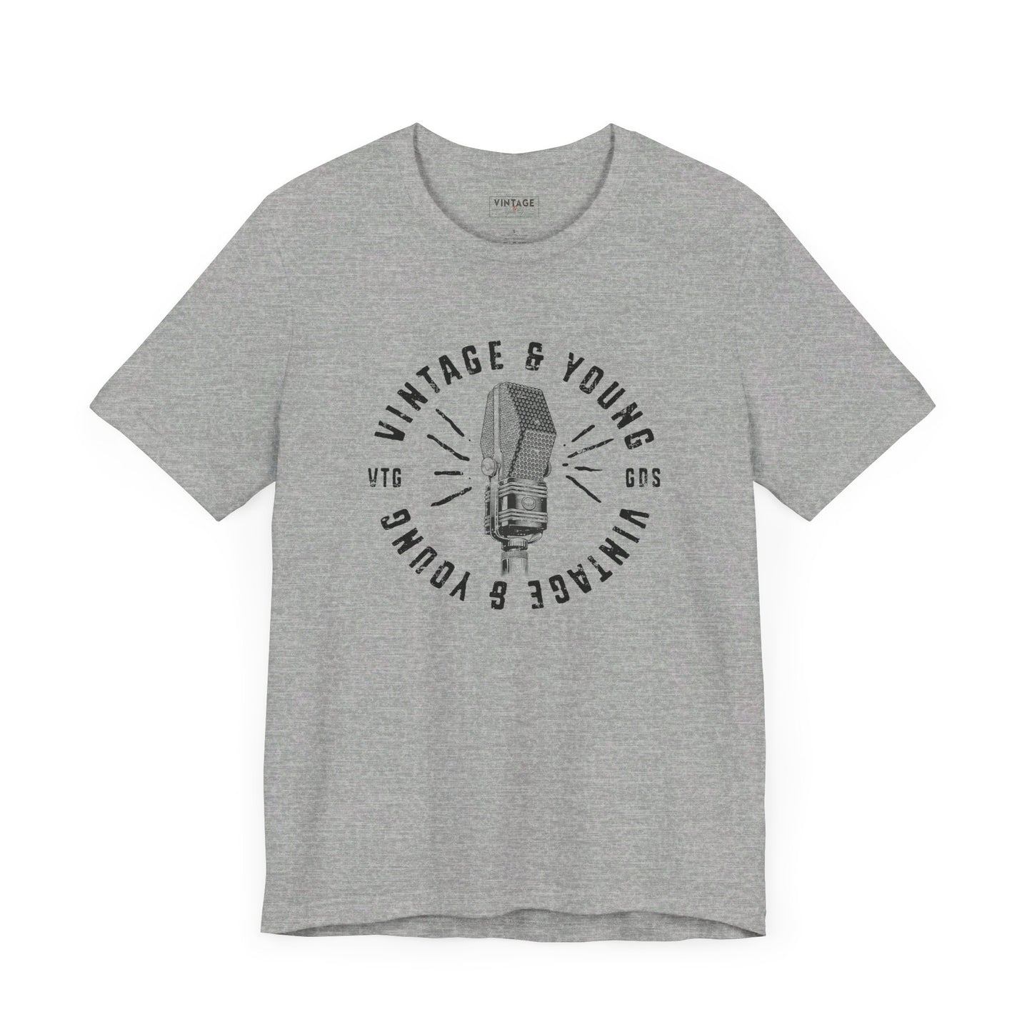 Vintage & Young Classic Microphone Tee