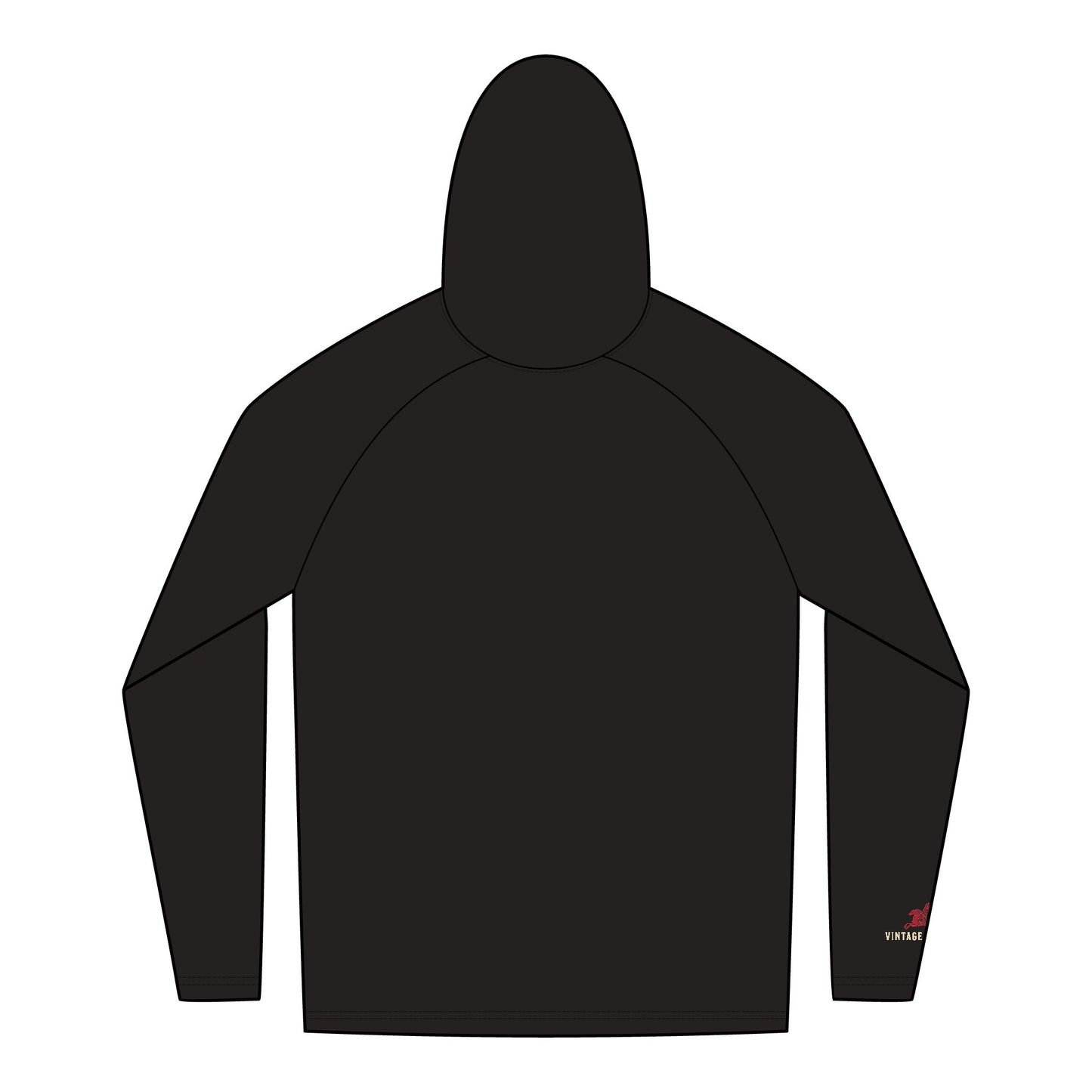 New Era + Vintage & Young Lightweight TriBlend Hoodie Gas & Oil