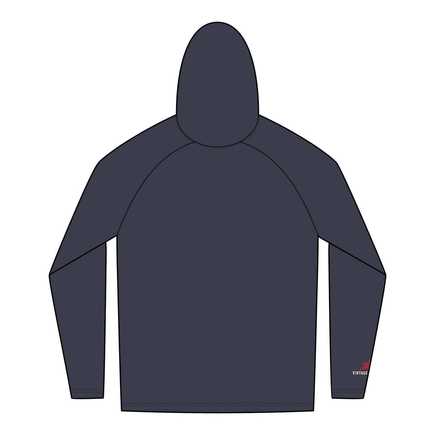 New Era + Vintage & Young Lightweight TriBlend Hoodie Gas & Oil