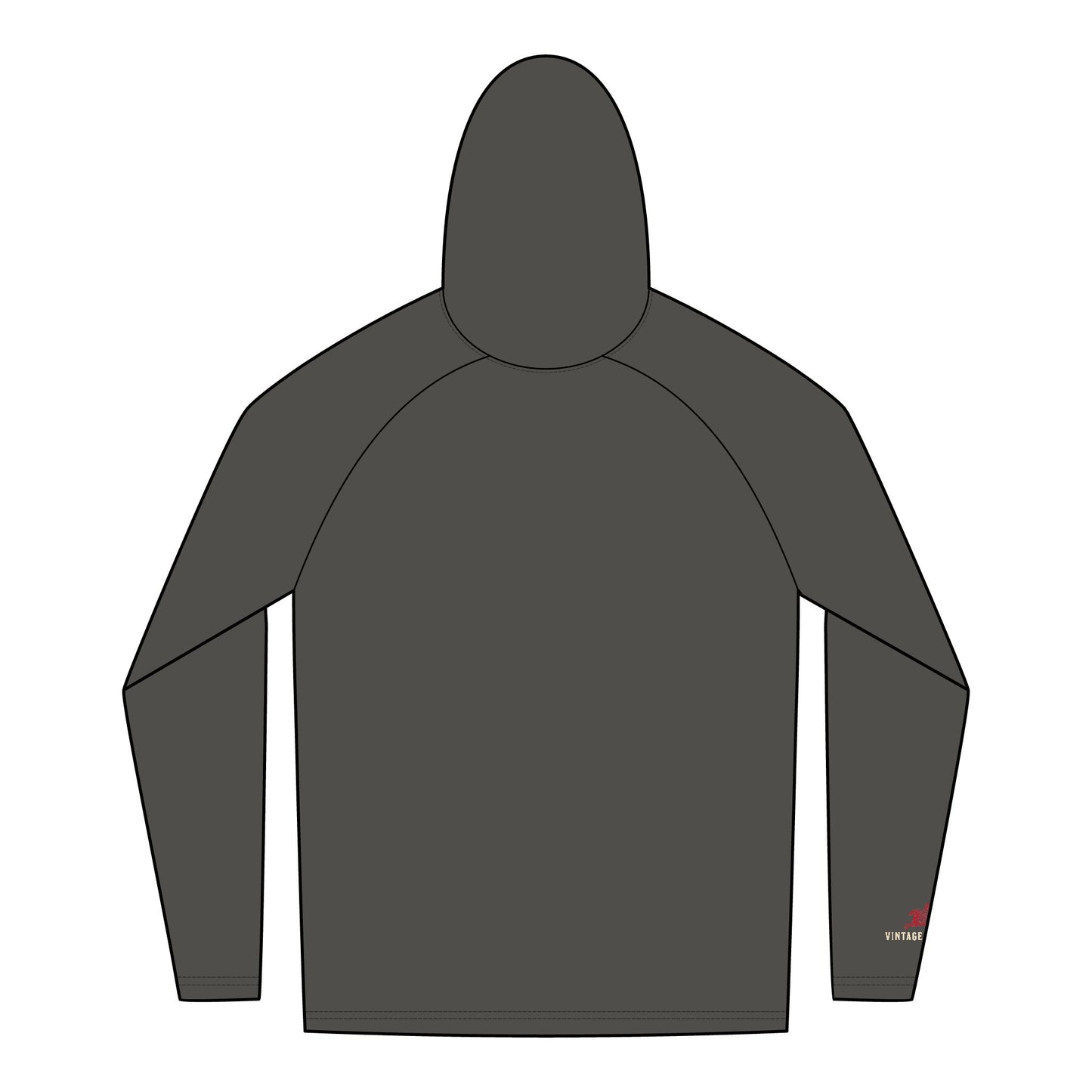 New Era + Vintage & Young Lightweight TriBlend Hoodie Gas & Oil