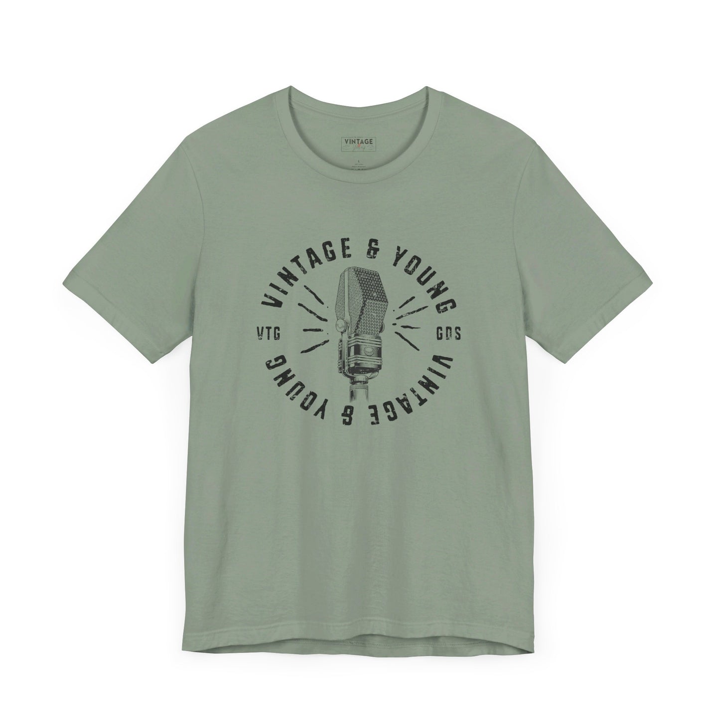 Vintage & Young Classic Microphone Tee