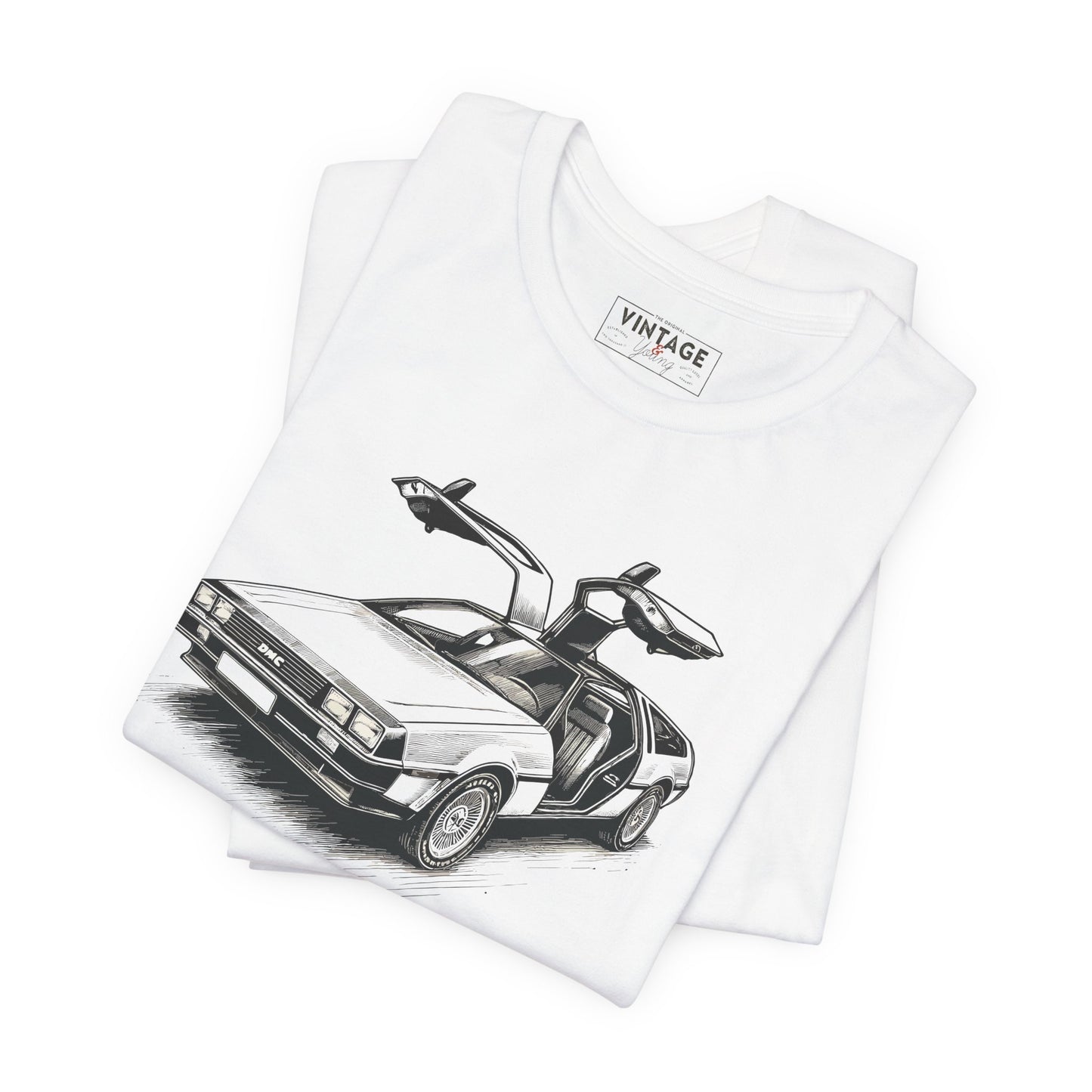 Delorean Sketch Graphic Tee