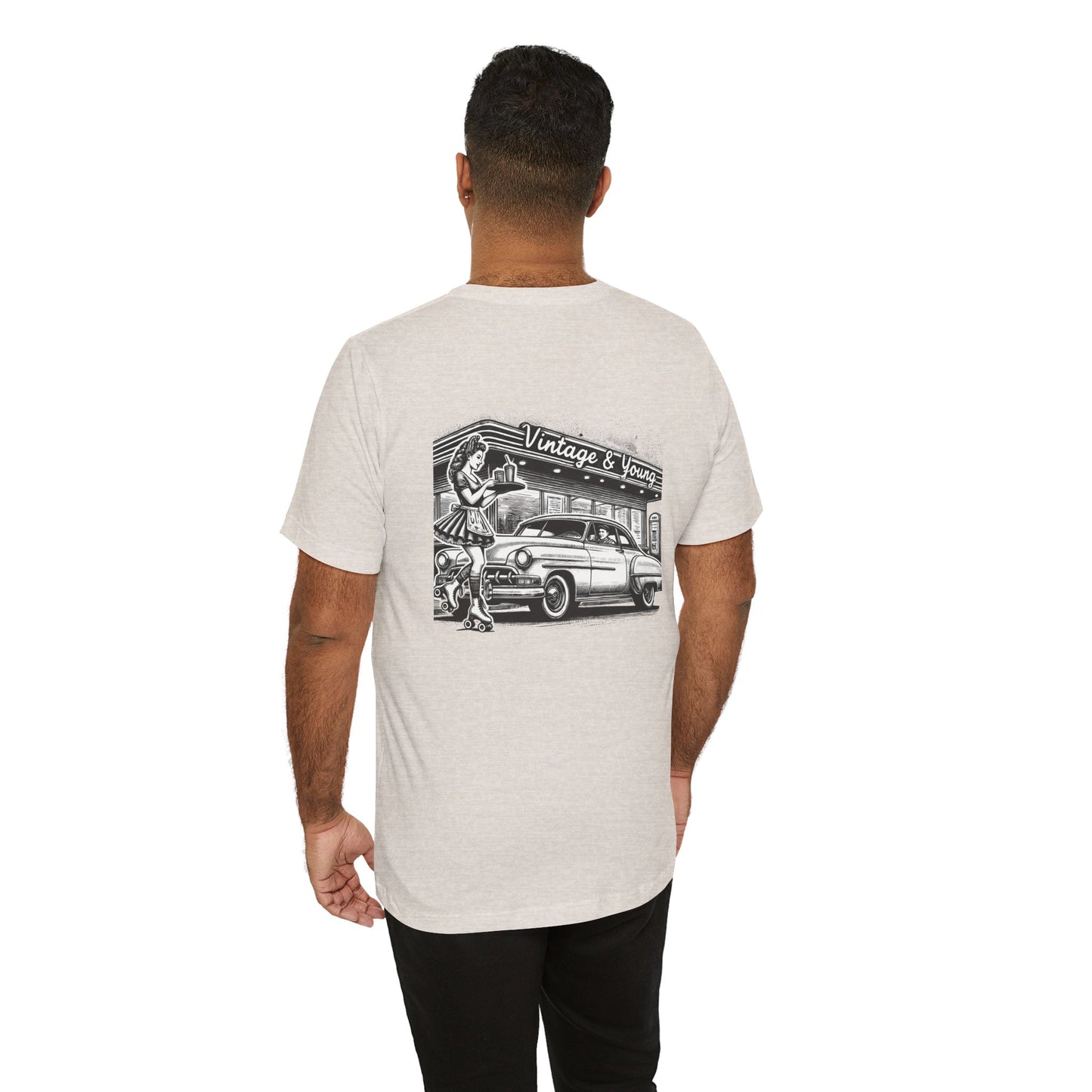 Drive- In Diner Tee (Backprint)