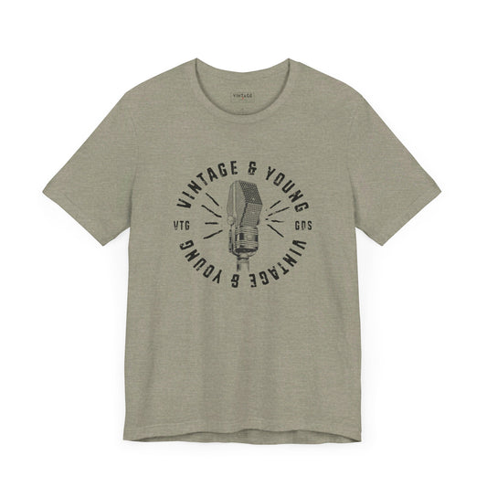 Vintage & Young Classic Microphone Tee