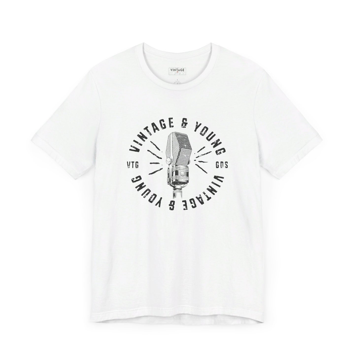 Vintage & Young Classic Microphone Tee