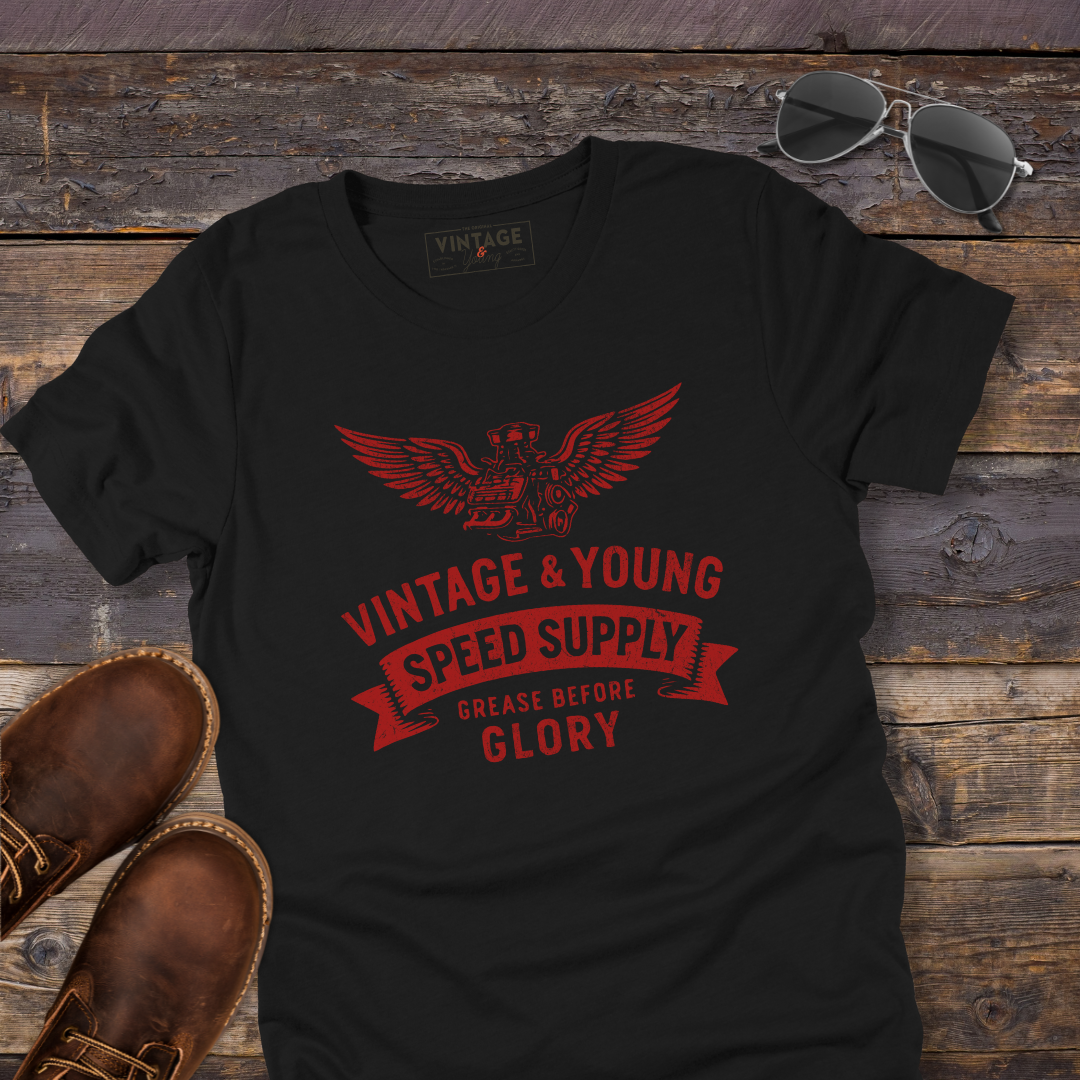 Speed Supply Winged Motor Tee