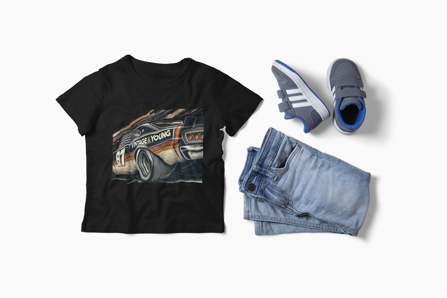 Youth Tee - Race Car Graphic