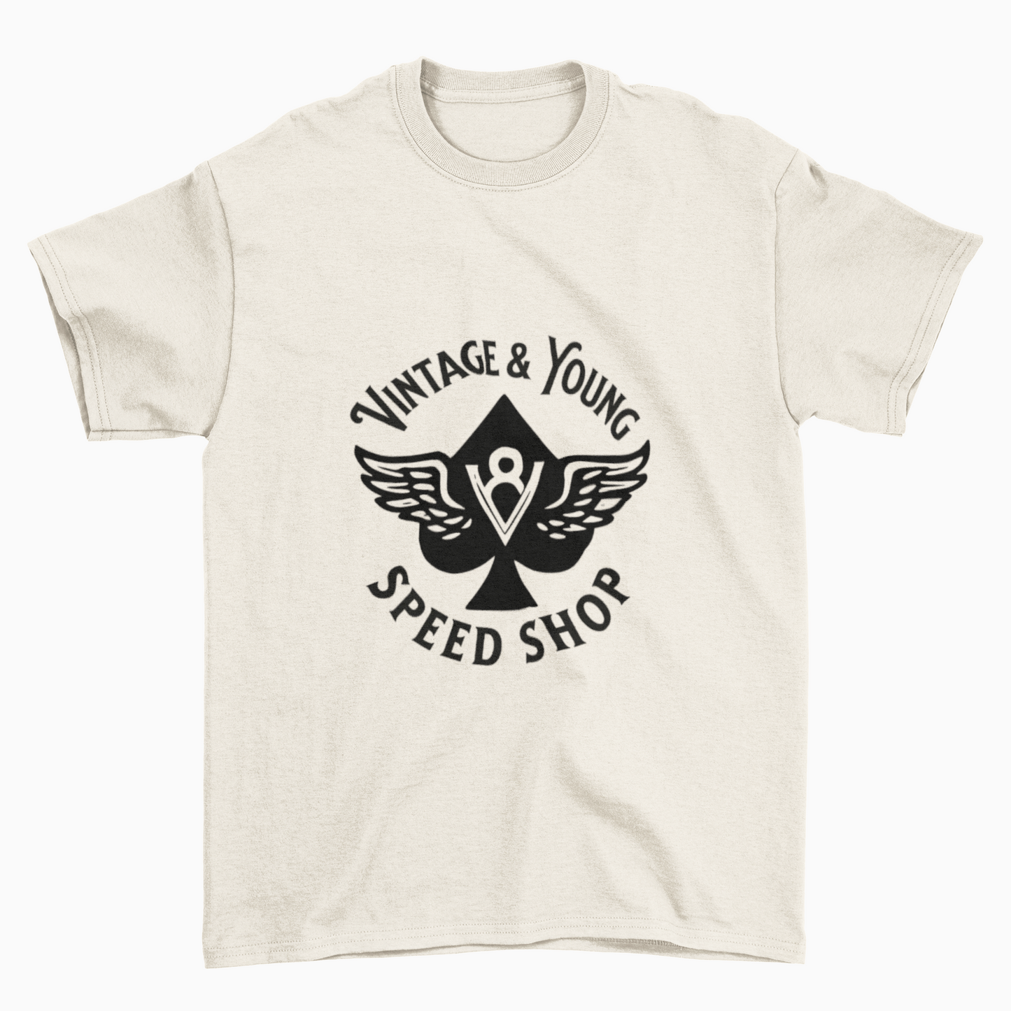 V-8 Speed Shop Premium Vintage Garment-dyed Tee