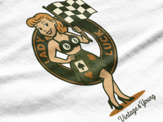 Lady Luck Premium Vintage Garment-dyed Tee