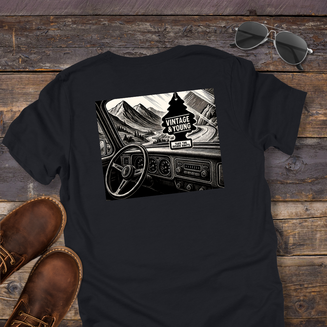 Take The Scenic Route 2.0 Premium Vintage Garment-dyed Tee